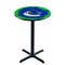 Holland Bar Stool Co 36" Blk Wrinkle Vancouver Canucks Pub Table L211B3628VanCan - alternate 1